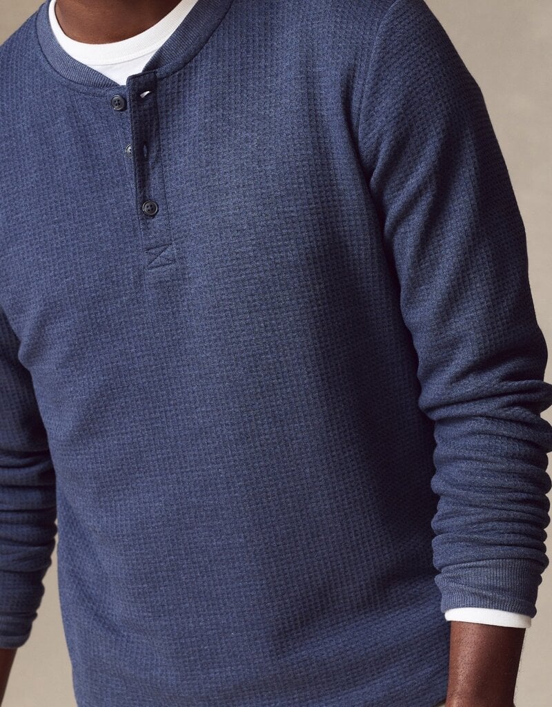 Marine Layer Waffle Henley