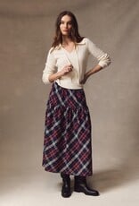 Marine Layer Gia Oxford Midi Skirt