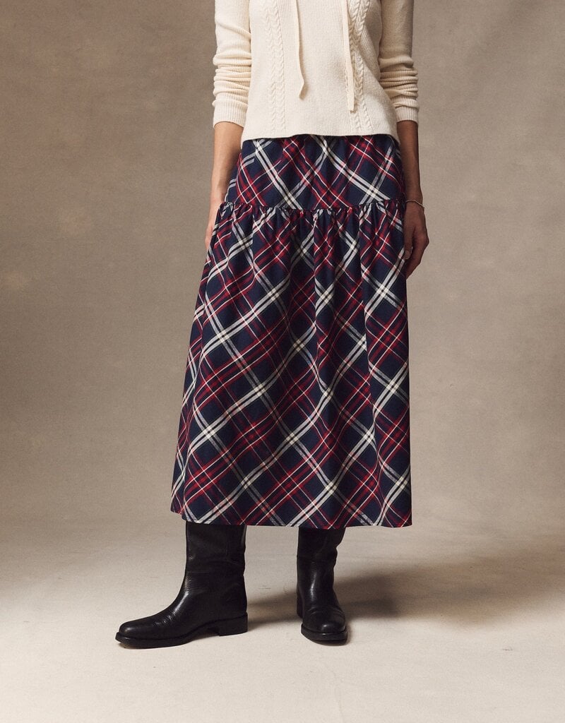 Marine Layer Gia Oxford Midi Skirt