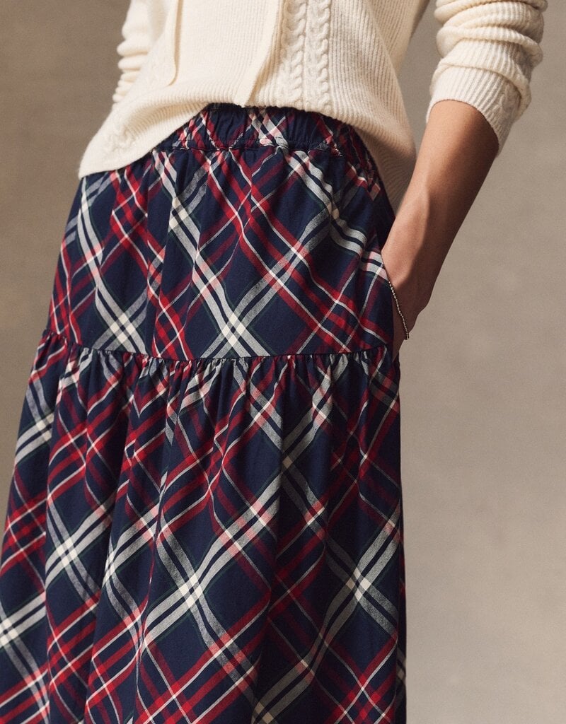 Marine Layer Gia Oxford Midi Skirt