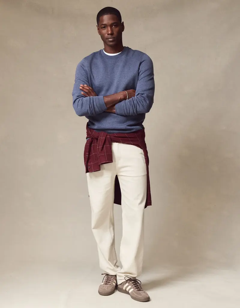 Marine Layer M's Corbet Quilted Crewneck