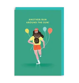 Ohh Deer Forrest Gump Run Around the Sun Card