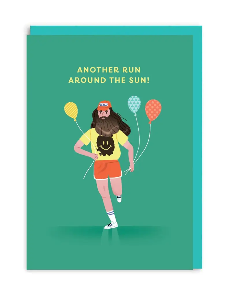 Ohh Deer Forrest Gump Run Around the Sun Card