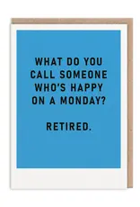 Ohh Deer Happy Monday Retirement Card
