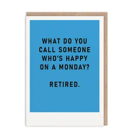 Ohh Deer Happy Monday Retirement Card