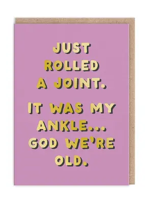 Ohh Deer Rolled a Joint Greeting Card