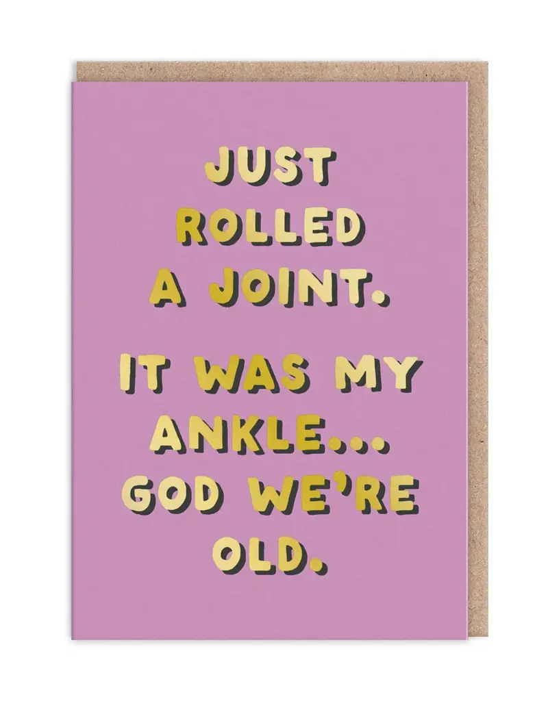 Ohh Deer Rolled a Joint Greeting Card