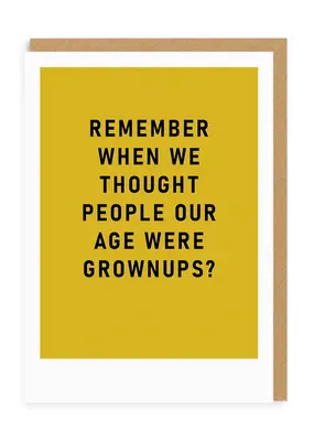 Ohh Deer Remember Grown Ups Greeting