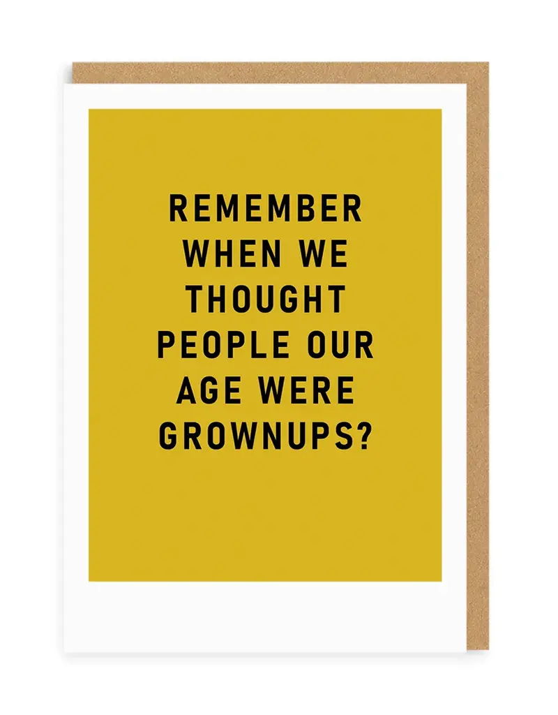 Ohh Deer Remember Grown Ups Greeting