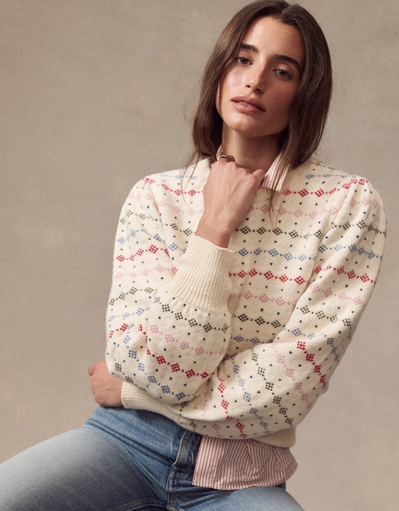 Marine Layer Alma Puff Sleeve Sweater