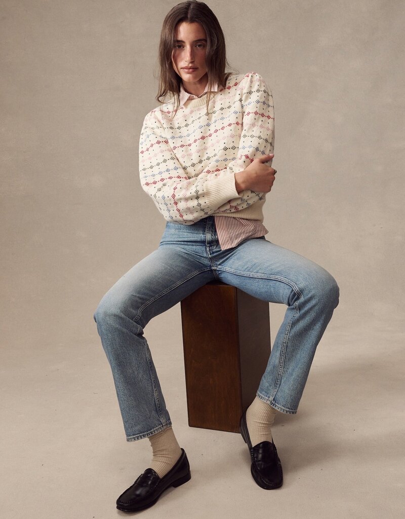 Marine Layer Alma Puff Sleeve Sweater