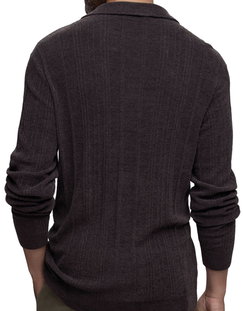 Barefoot Dreams CCUL LS Rib Polo