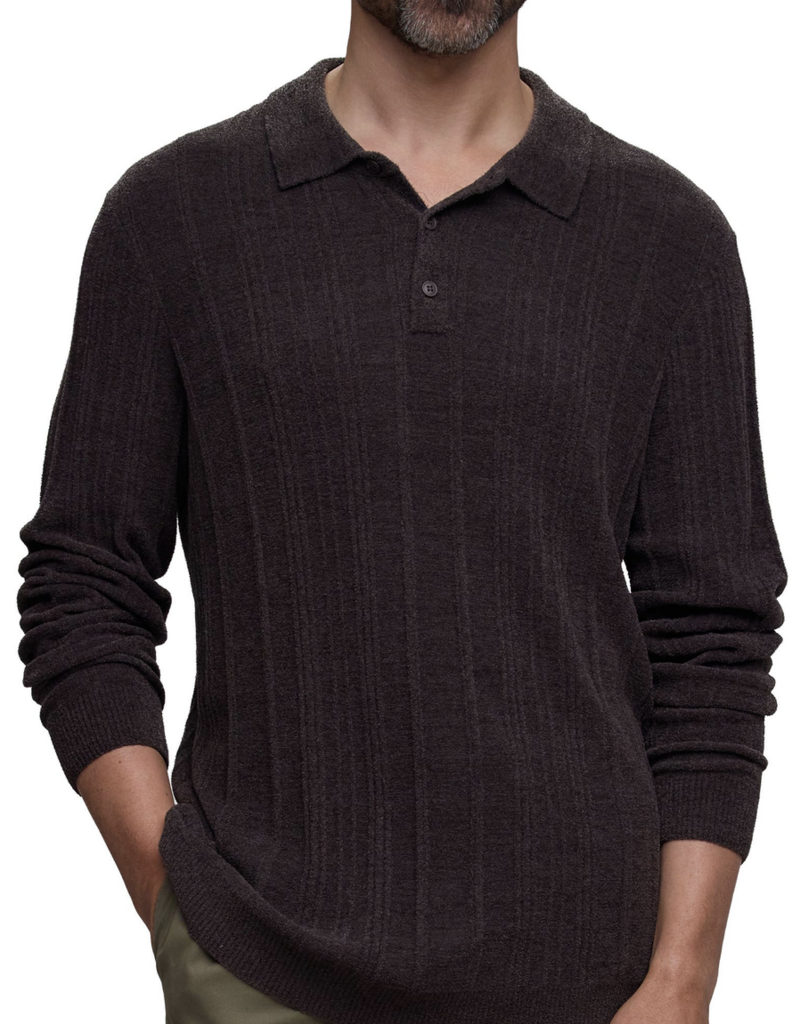 Barefoot Dreams CCUL LS Rib Polo
