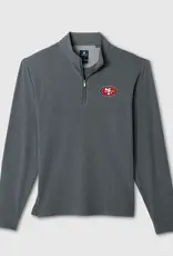 Johnnie-O Mikey Embroidered Niners Quarter Zip