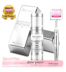 AME PURE AME PURE CIT FACE ROLLER PLATINUM BASIC KIT - ORIG. $148.39 - Bộ Tăng Sinh Collagen, Giúp Làm Mờ Sẹo, Mụn, Nám hoặc Nếp Nhăn (Anh Quốc)