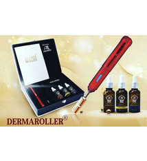 AMAROS CO., LTC AMAROS DERMA ROLLER (KOREA) - BỘ MÁY NÂNG CƠ VÀNG 24K + SERUM