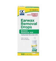 QC QC EARWAX REMOVAL DROP 0.5 OZ - THUỐC NHỎ GIÚP TIÊU RÁY TAI - 0.5OZ