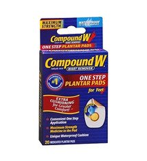 COMPOUND-W COMPOUND-W PLANTER WART PAD 20CT - MIẾNG DÁN TRỊ MỤN CÓC - 20 MIẾNG