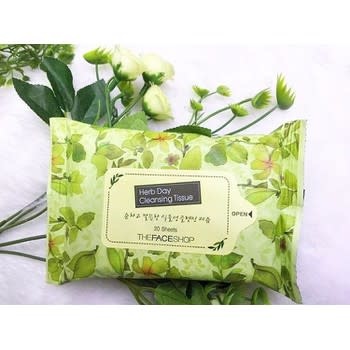 GIFT LG THE FACE SHOP - HERB DAY CLEANSING TISSUE - TFI30400134