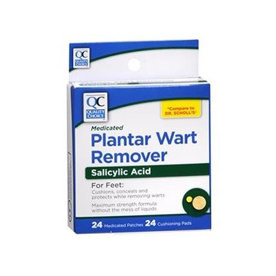 QC QC PLANTAR WART REMOVER 24CT