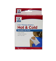 QC QC HOT & COLD REUSABLE GEL COMPRESS PACK 1CT