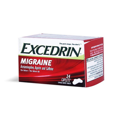 EXCEDRIN EXCEDRIN MIGRAINE REGULAR STRENGTH 24CT