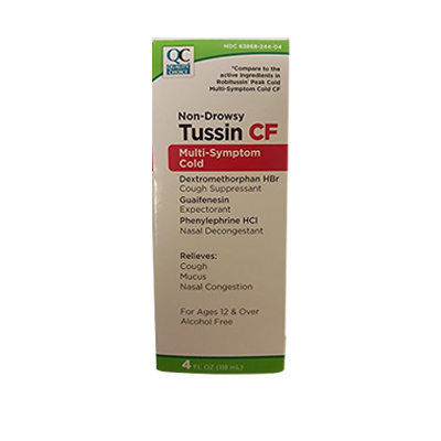 QC QC TUSSIN CF MULTI SYMPTOM COLD COUGH 4 OZ