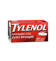 TYLENOL TYLENOL EXTRA STRENGTH TABLETS 100CT