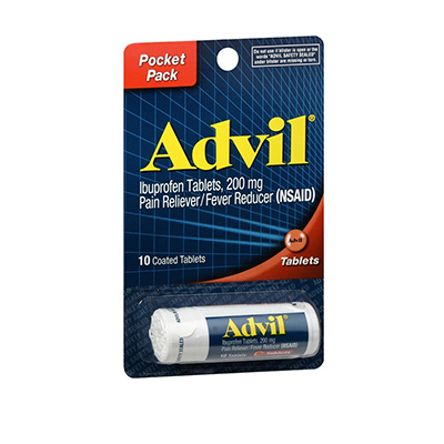 ADVIL ADVIL TABS POCKET PACK VIAL 10CT