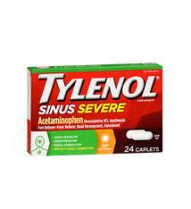 TYLENOL TYLENOL SINUS CONGESTION SEVERE CAPLET 24CT
