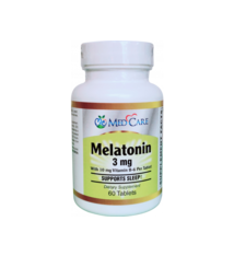 MEDCARE MC MELATONIN 3MG TABLET 60CT - THUỐC HỖ TRỢ CHỨNG MẤT NGỦ