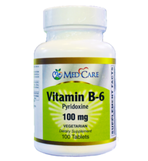MEDCARE MC VITAMIN B6 100MG TABLETS (100 CT) - THUỐC BỔ THẦN KINH VÀ HỆ MIỄN DỊCH