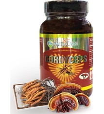 MEDCARE MC CORDYCEPS WITH BLACK/RED REISHI 180 CAPSULES - THUỐC ĐÔNG TRÙNG HẠ THẢO KẾT HỢP VỚI NẤM LINH CHI ĐỎ  ĐEN