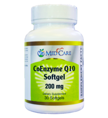 MEDCARE MC COENZYME Q10 200MG 30 SOFTGEL  - THUỐC HOẠT CHẤT CHỐNG OXY HÓA MẠNH, HỖ TRỢ TIM MẠCH, BỆNH PARKINSON'S