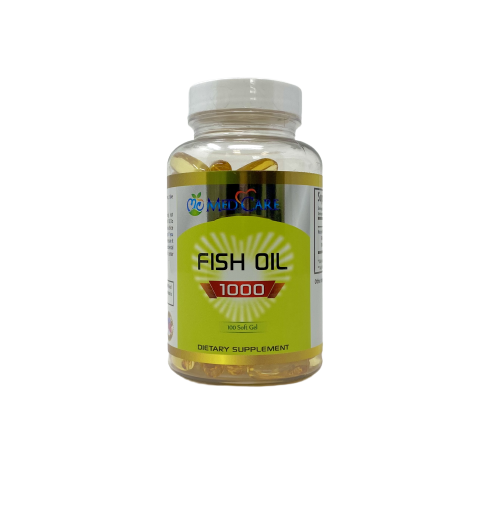 MEDCARE MC FISH OIL 1000 (100CT) - DẦU CÁ OMEGA 1000MG (HÀM LƯỢNG CAO) 100 VIÊN