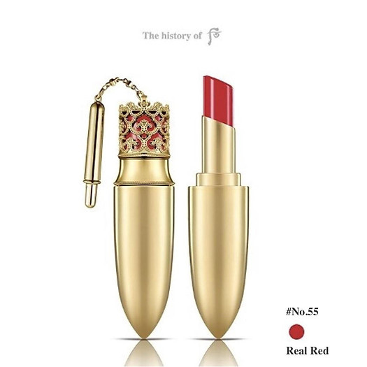 THE HISTORY OF WHOO WH GJH MI LUXURY LIP ROUGE #55 (REAL RED)  - 51105213 - SON MÔI HOÀNG CUNG, MỀM MỊN GIỮ LÂU  MÀU ĐỎ, MUÀ LỄ 2021