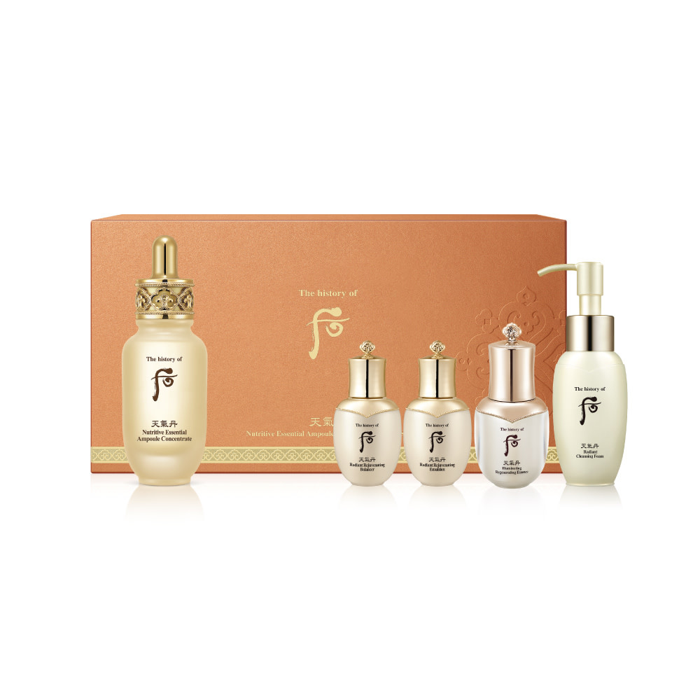 THE HISTORY OF WHOO WH CGD HWAHYUN NUTRITIVE ESSENTIAL YOON AMPOULE CONCENTRATE 30ML *SET* - HUYẾT THANH CÔ ĐẶC NHÂN SÂM NÚI & KÉN TẰM  CẤP ẨM, DƯỠNG TRẮNG CHUYÊN SÂU & PHỤC HỒI LÀN DA