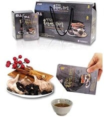 KOREA GINSENG KOREAN RED GINSENG TONIC & BLACK GARLIC (70ML X 30 POUCHES) —  NƯỚC HỒNG SÂM & TỎI ĐEN HÀN QUỐC (70ML X 30 TÚI)
