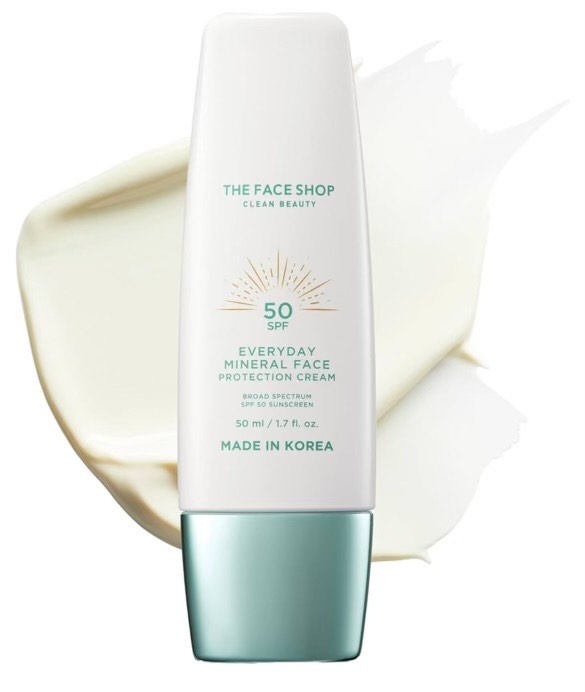 THE FACE SHOP TF NATURAL ECO NO SHINE HYDRATING SUNSCREEN  SPF50+ (50ML) - KEM CHỐNG NẮNG HÀN QUỐC - KHÔNG GÂY BÓNG, DƯỠNG ẨM CHO DA SPF50+