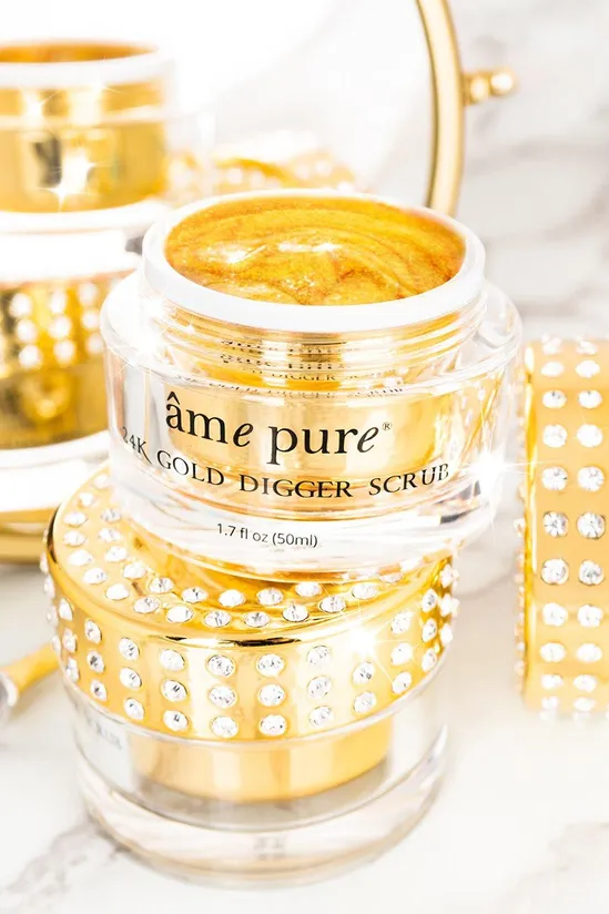 AME PURE AME PURE 24K GOLD DIGGER SCRUB 50ML - ORIG. $74.99 - MẶT NẠ VÀNG 24K TẨY TẾ BÀO DA CHẾT AME PURE 50ML - GIÚP DA SĂN CHẮC, MỊN MÀNG