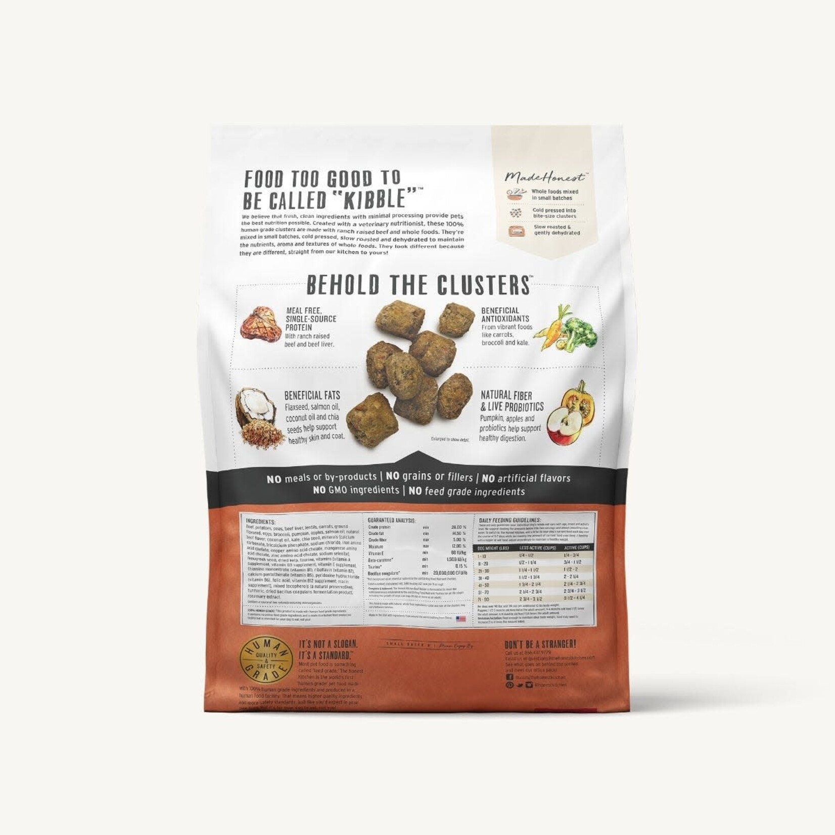 Honest Kitchen - Bouchées déshydratées - Boeuf