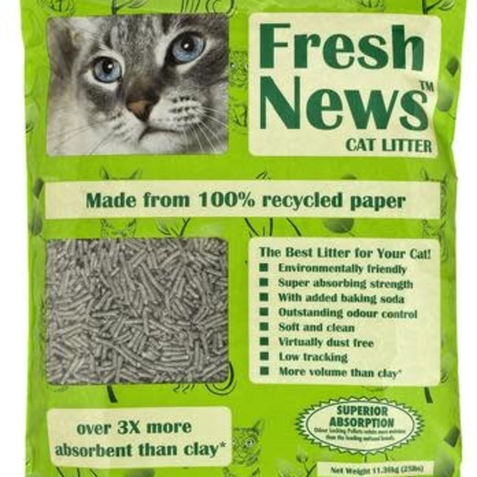 Fresh News - Litière pour chats - 25lbs