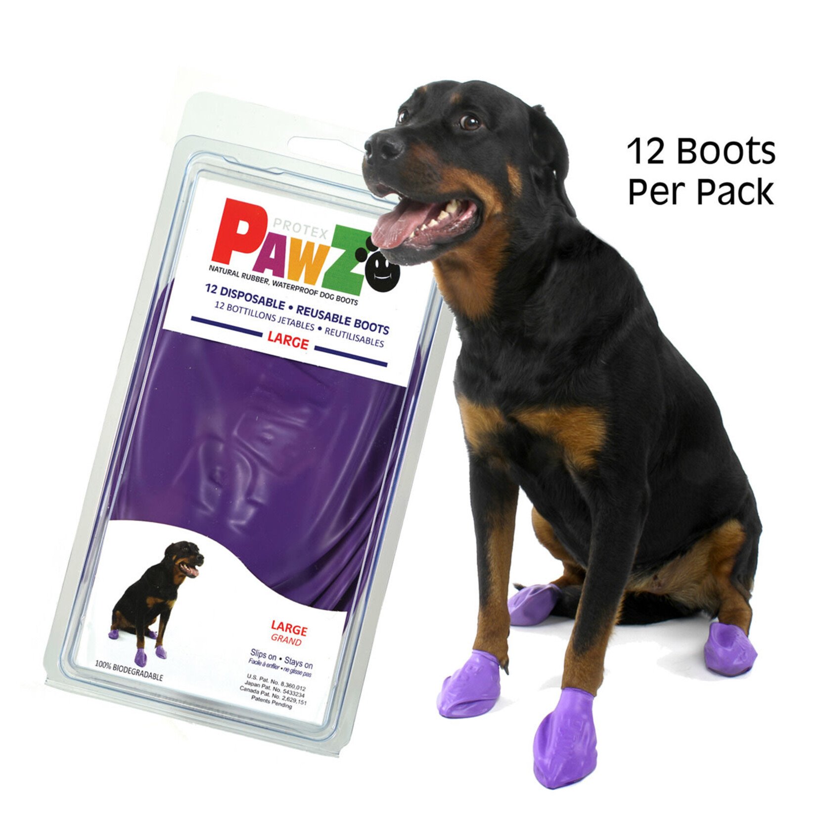 Pawz Disposable Dog Boots - Assorted Colours