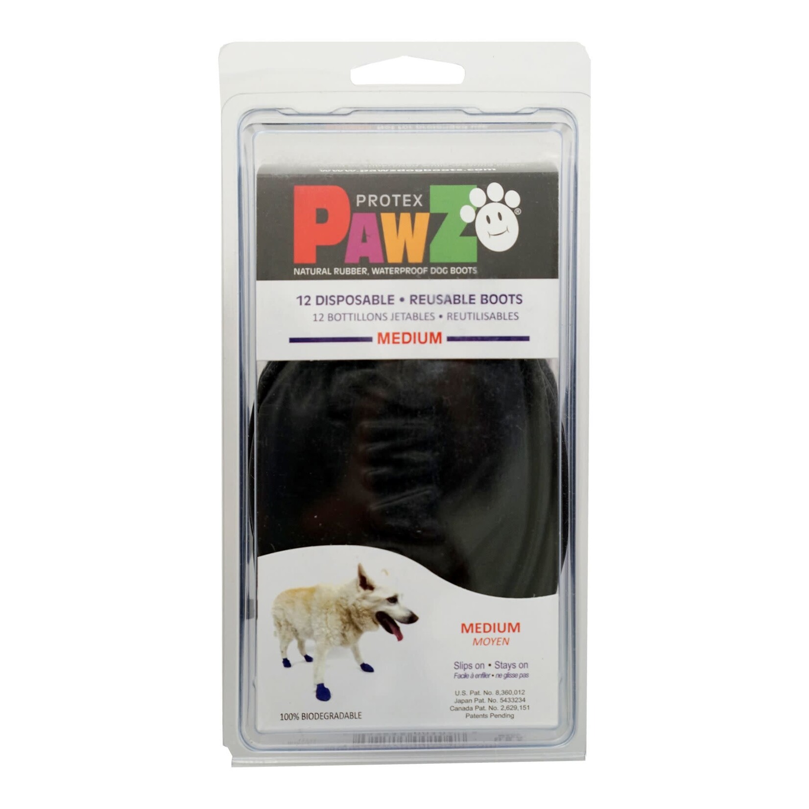 Pawz Disposable Dog Boots - Black