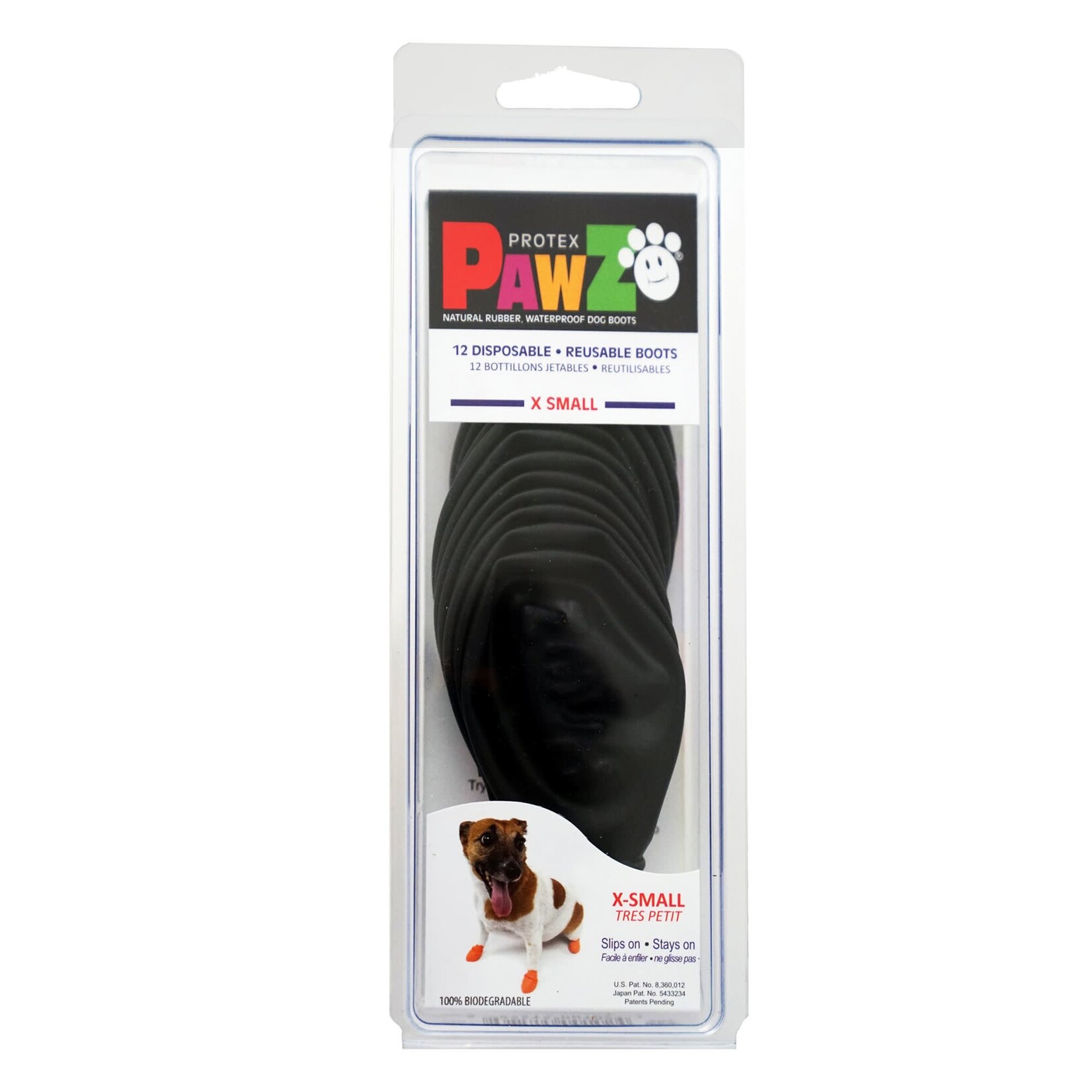 Pawz Disposable Dog Boots - Black