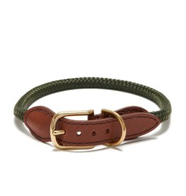 Knotty Knotty - Adjustable Rope Collar - Olive