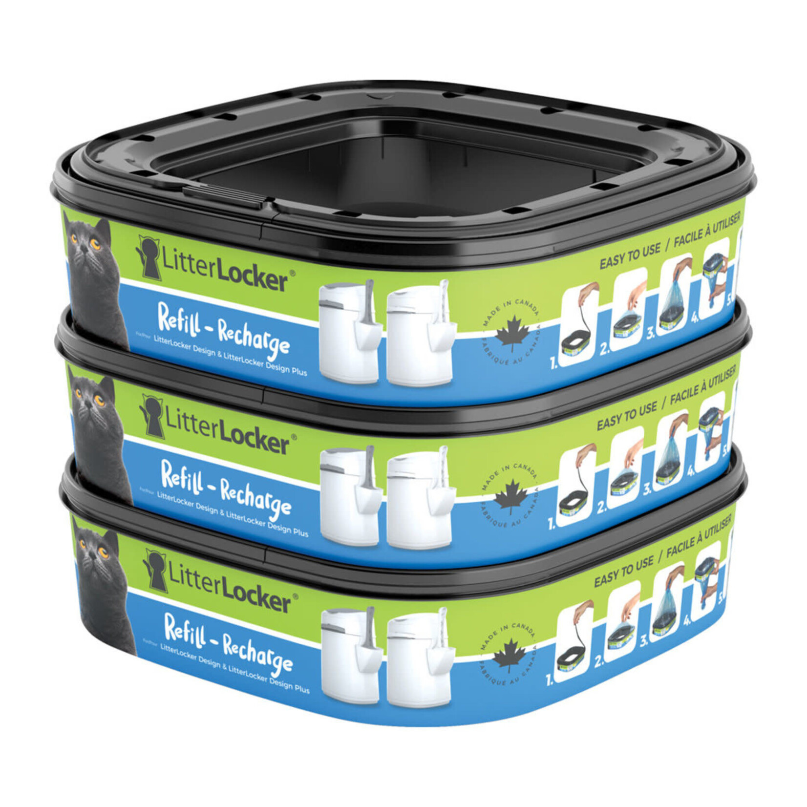 Litter Locker Litter Locker Design - Cartridge - 3 pack