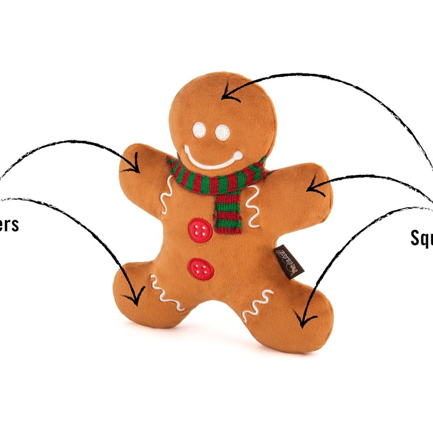 Pet P.L.A.Y. - Holiday Classic Christmas - Gingerbread Man