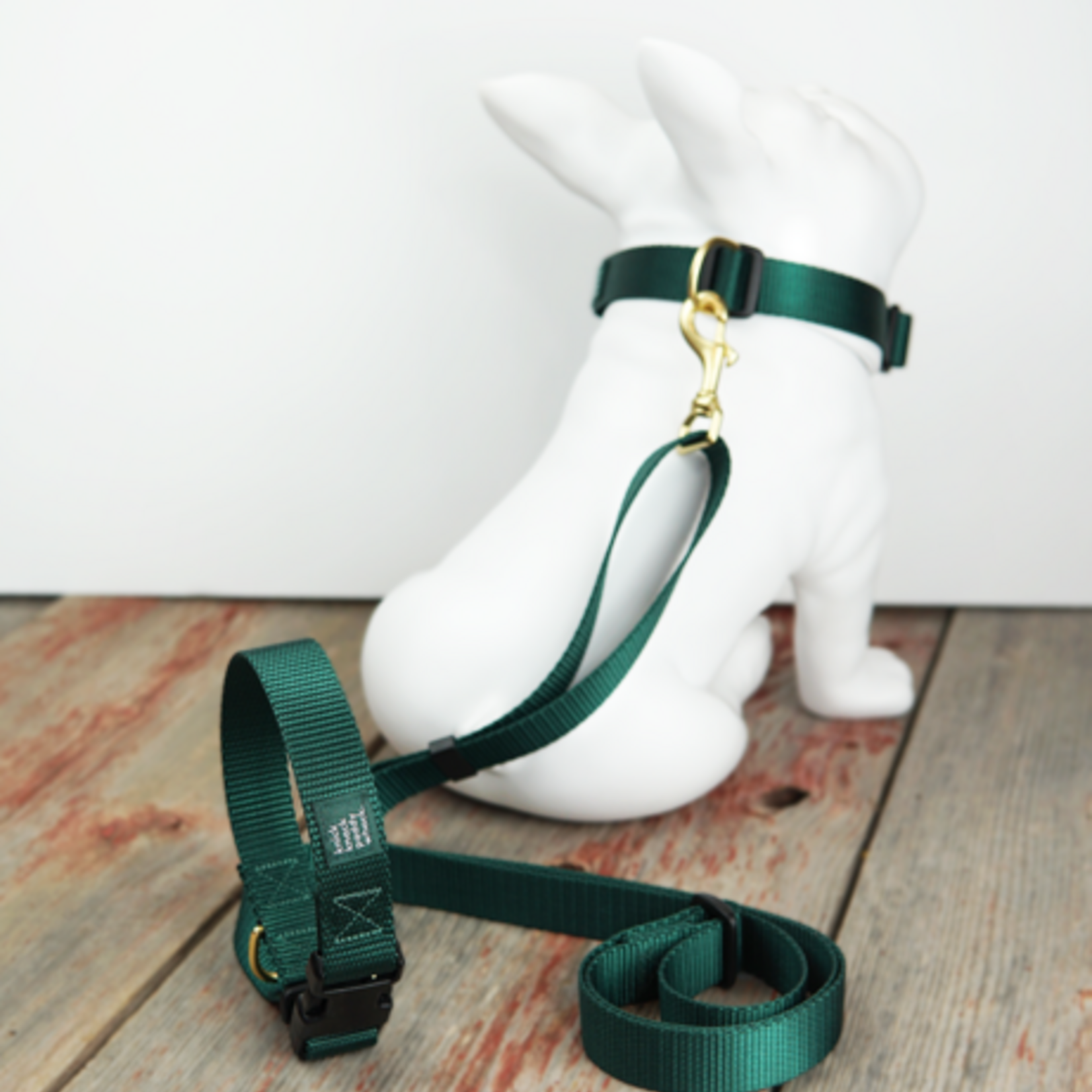 Knick Knack Paddywhack Knick Knack Paddywhack - Hands Free & Adjustable Leash - Hunter Green
