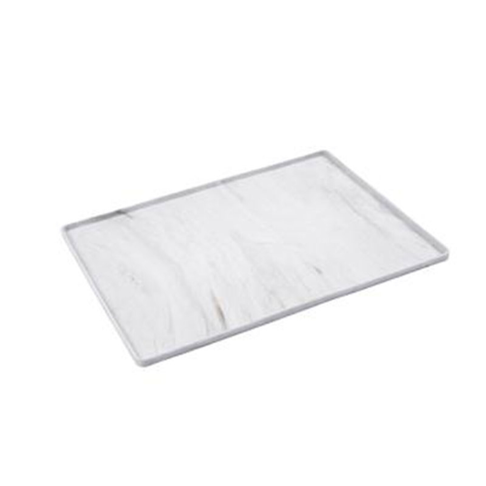 Messy Mutts - Tapis en silicone avec bord surélevé - Marbre